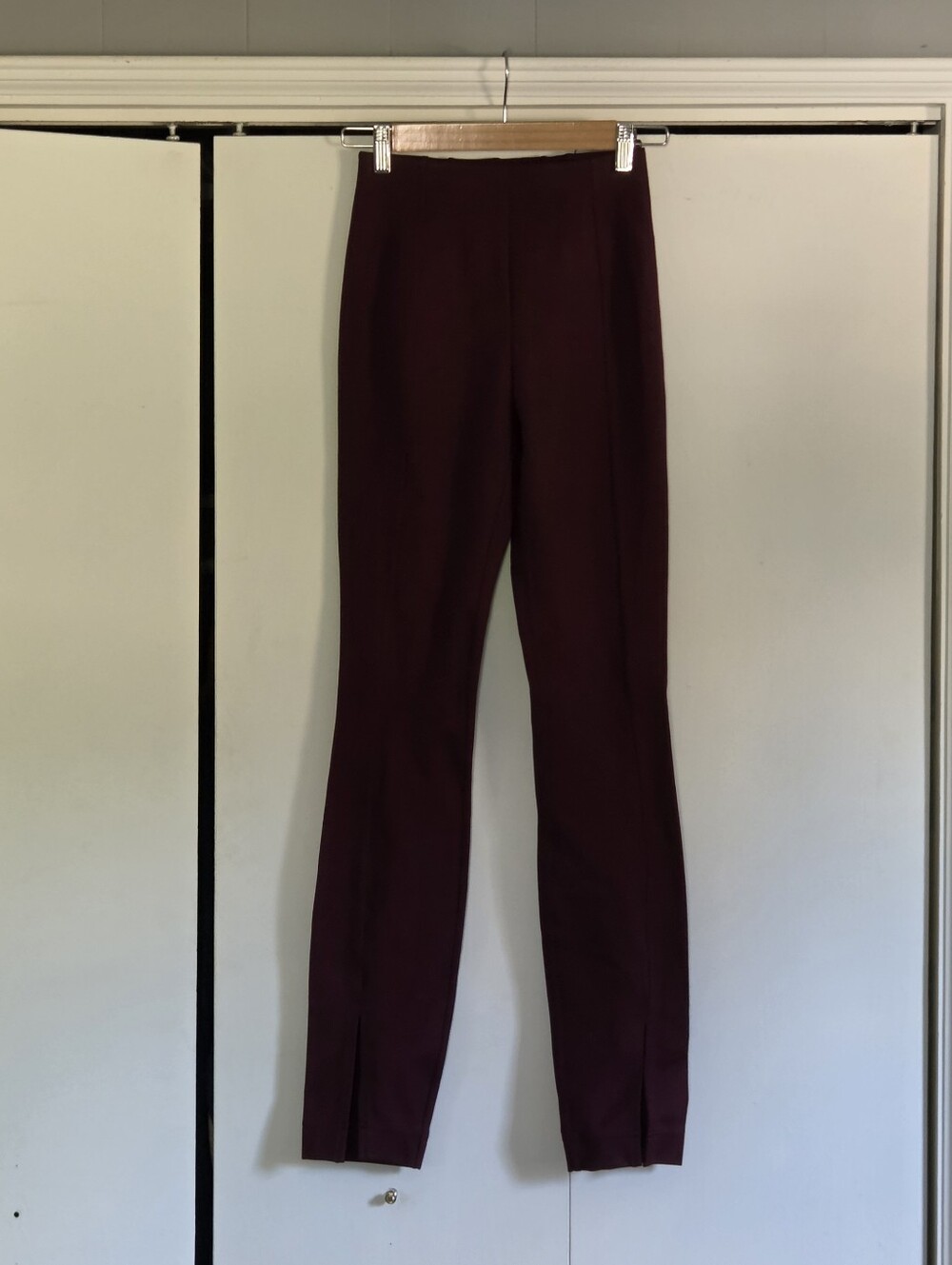 lululemon athletica Slim Burgundy Skinny Pants